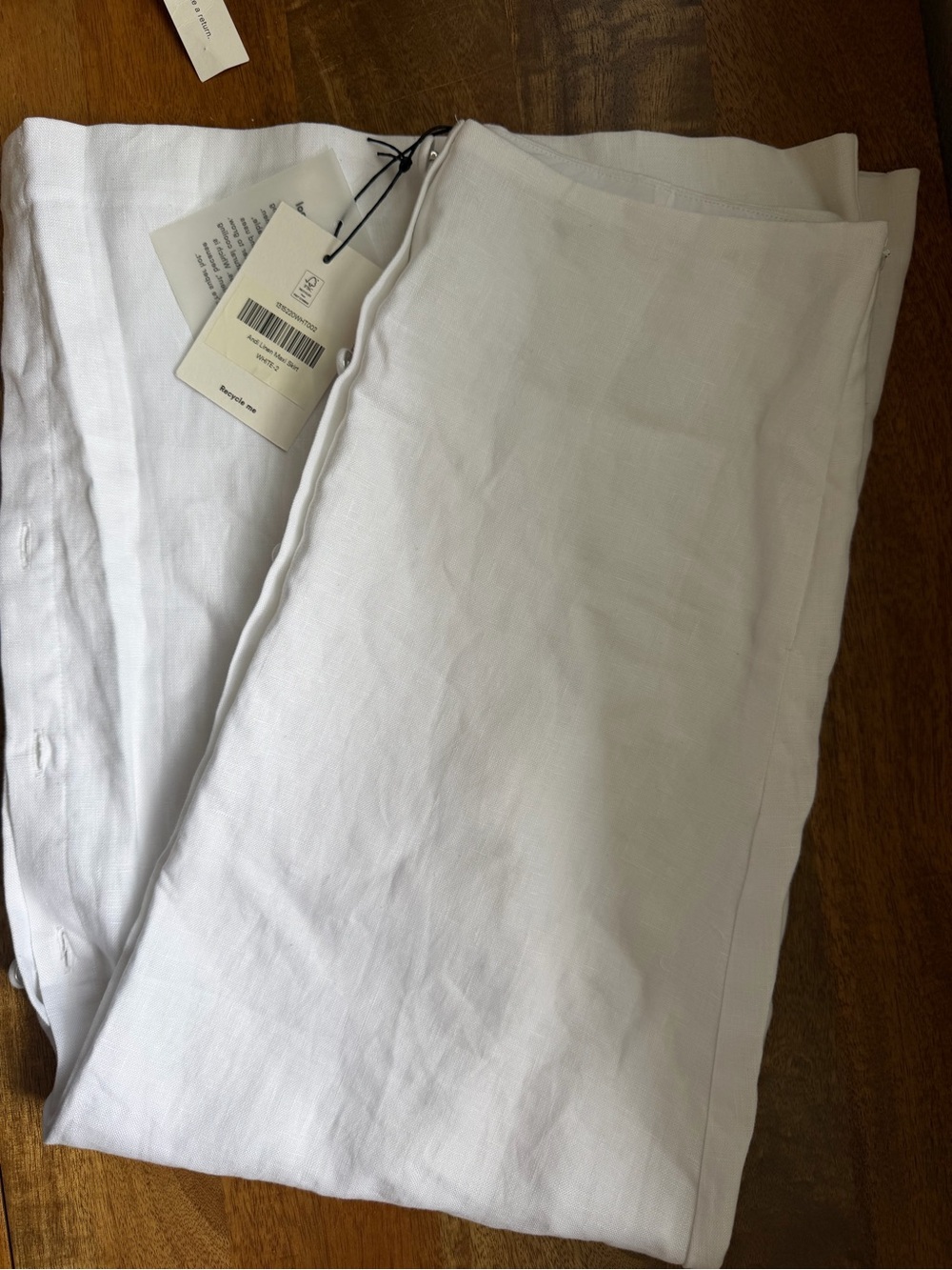 Reformation Andi Linen Maxi Skirt, size 2, NWT - Picture 5 of 5